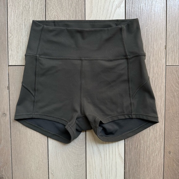 lululemon athletica Pants - Lululemon green High Waist Athletic Shorts